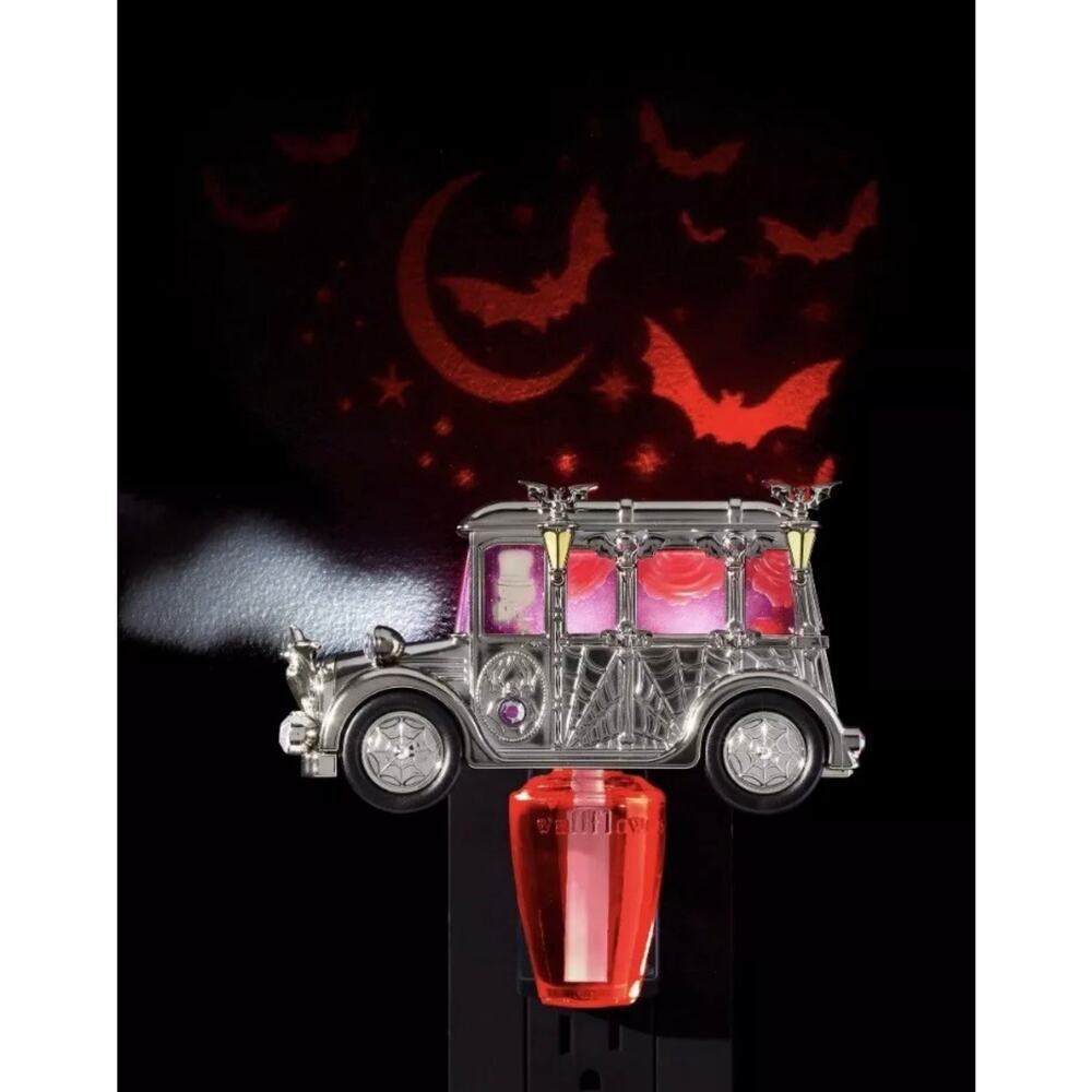 Bath Body Works SPOOKY HEARSE Wallflower Plug In Tri-Projector Halloween